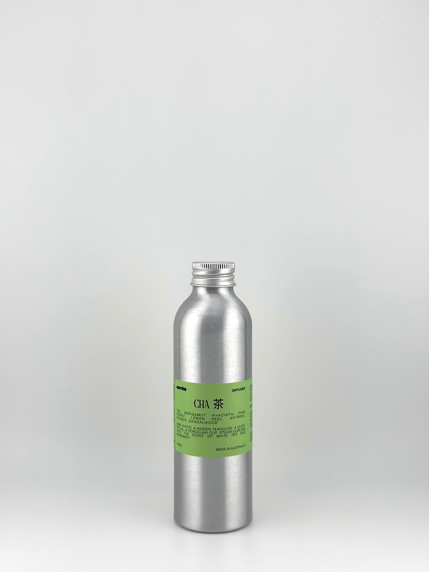 CHA TEA Reed Diffuser — white tea, bergamot & peony, 150ml | ARTES Australia