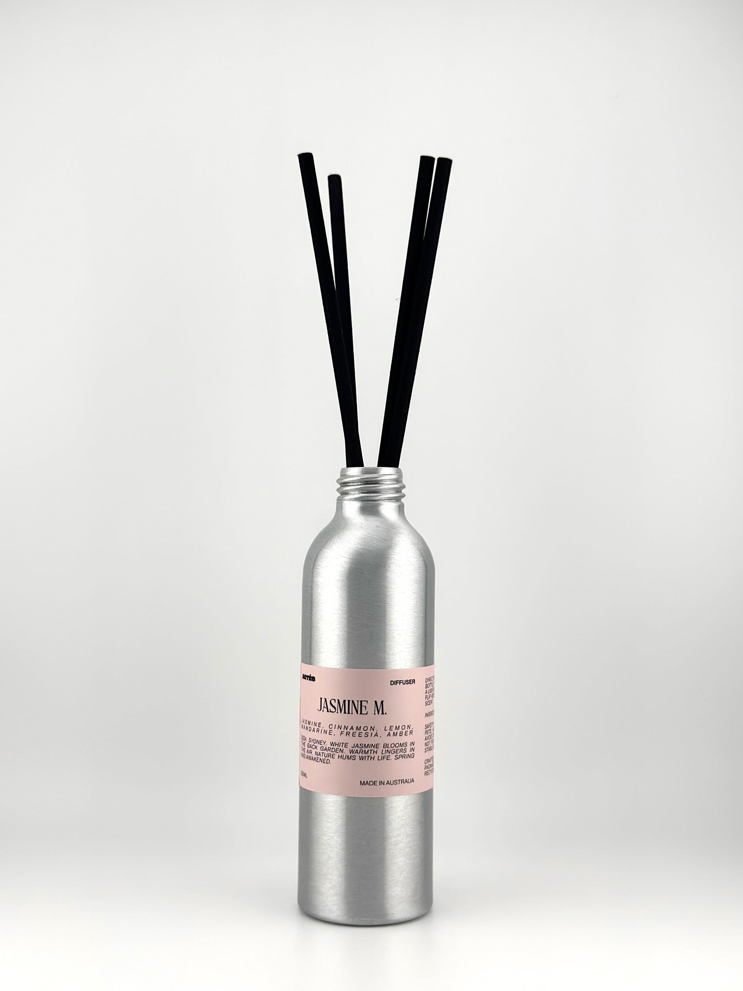 JASMINE M Reed Diffuser — pure jasmine and white musk, 150ml | ARTES Australia