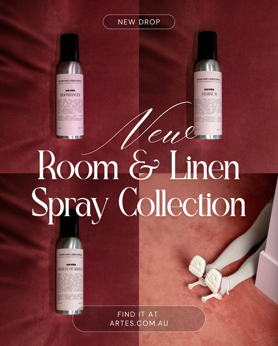 Introducing ARTES Room & Linen Sprays: Elevate Every Space with Memory-Infused Scents