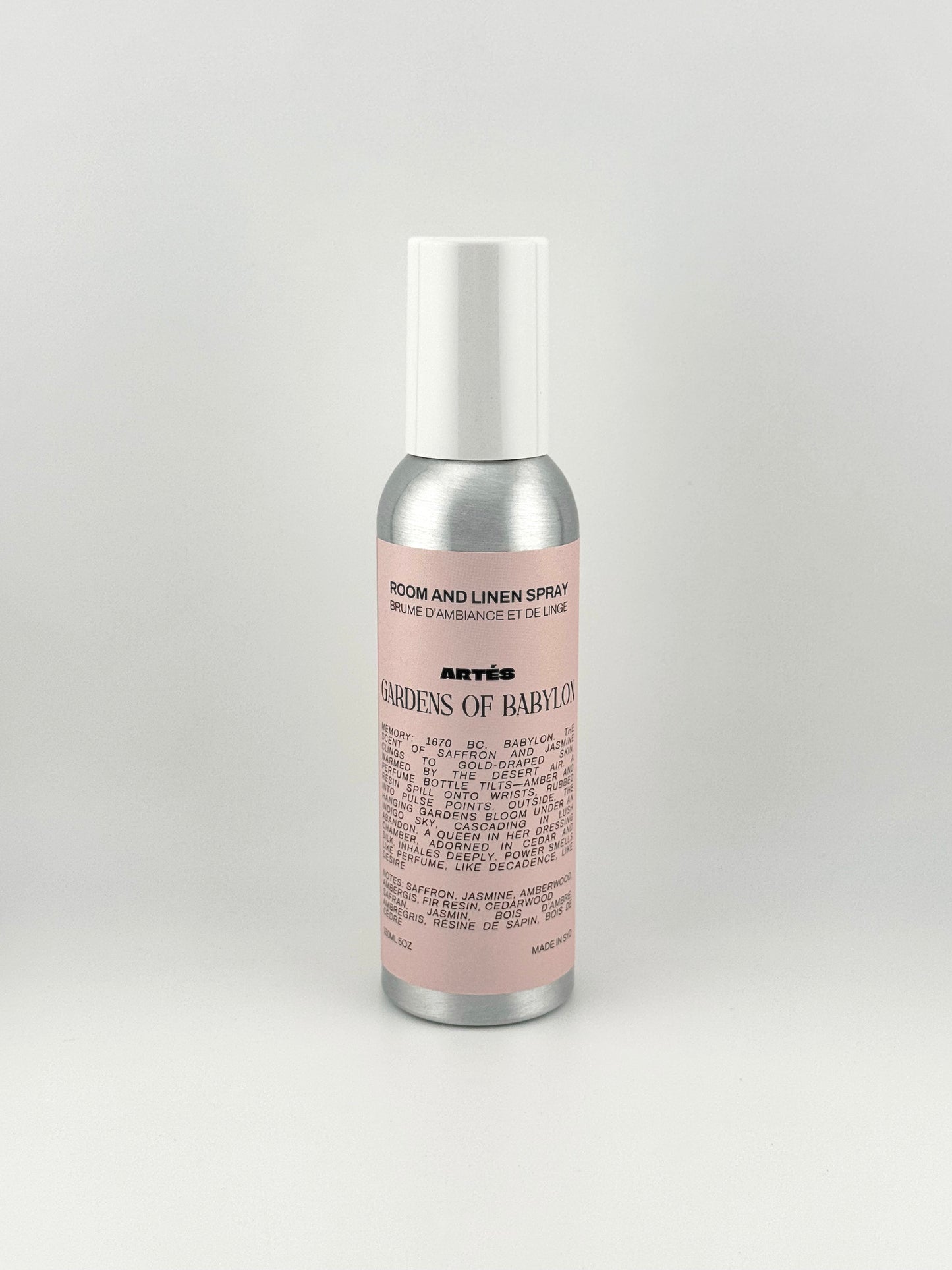 ARTES GARDENS OF BABYLON reed diffuser in signature aluminium vessel
