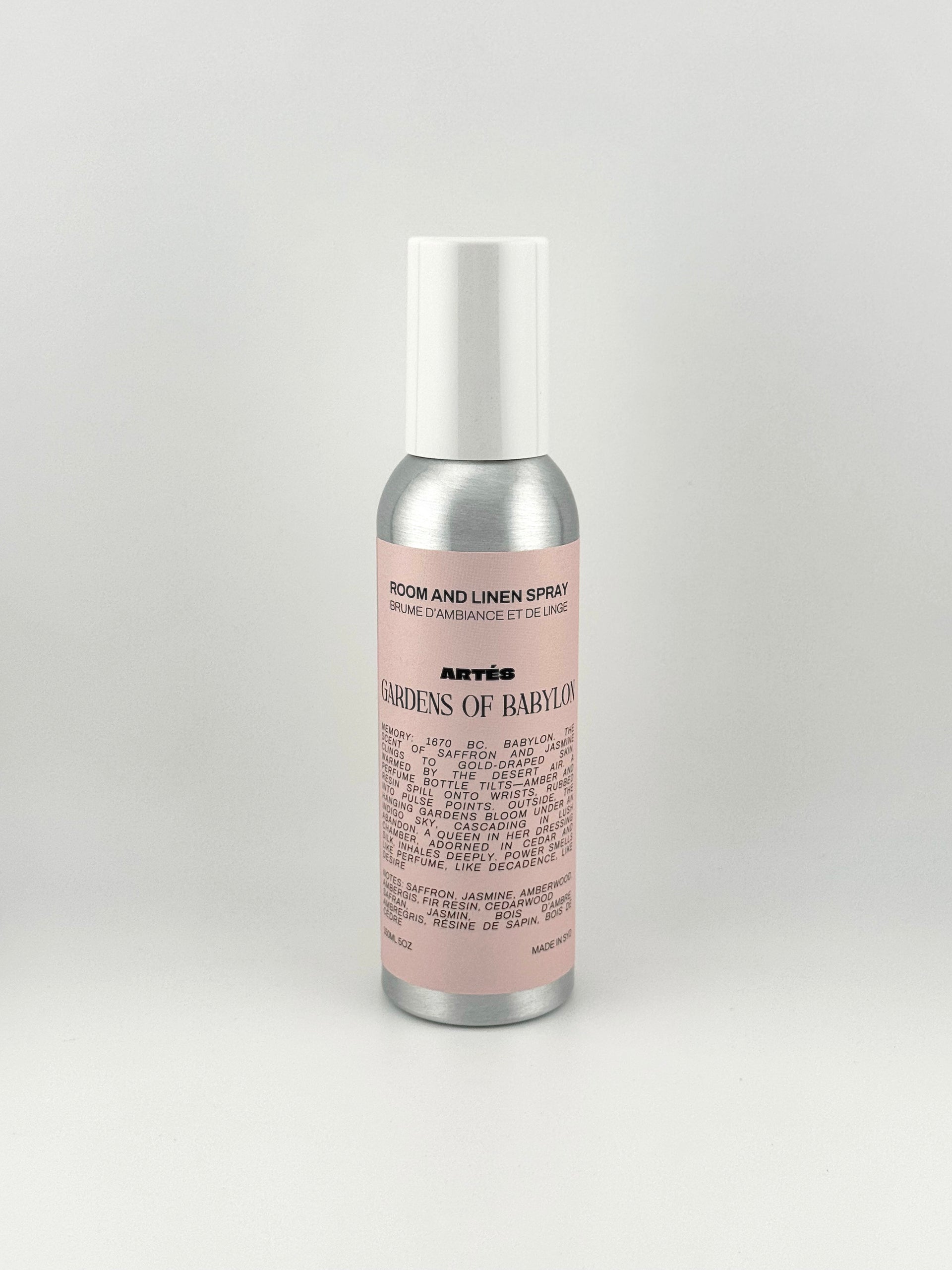ARTES GARDENS OF BABYLON reed diffuser in signature aluminium vessel