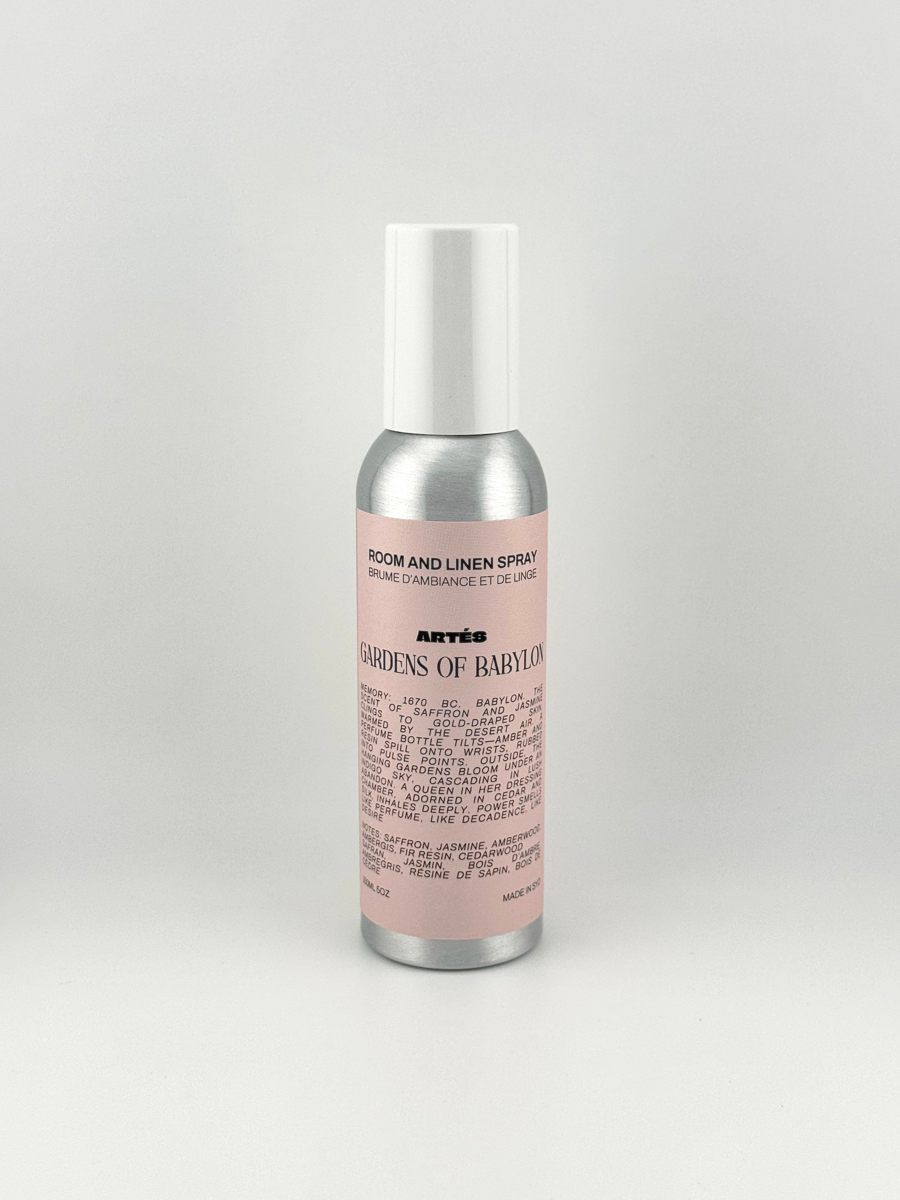 ARTES GARDENS OF BABYLON reed diffuser in signature aluminium vessel
