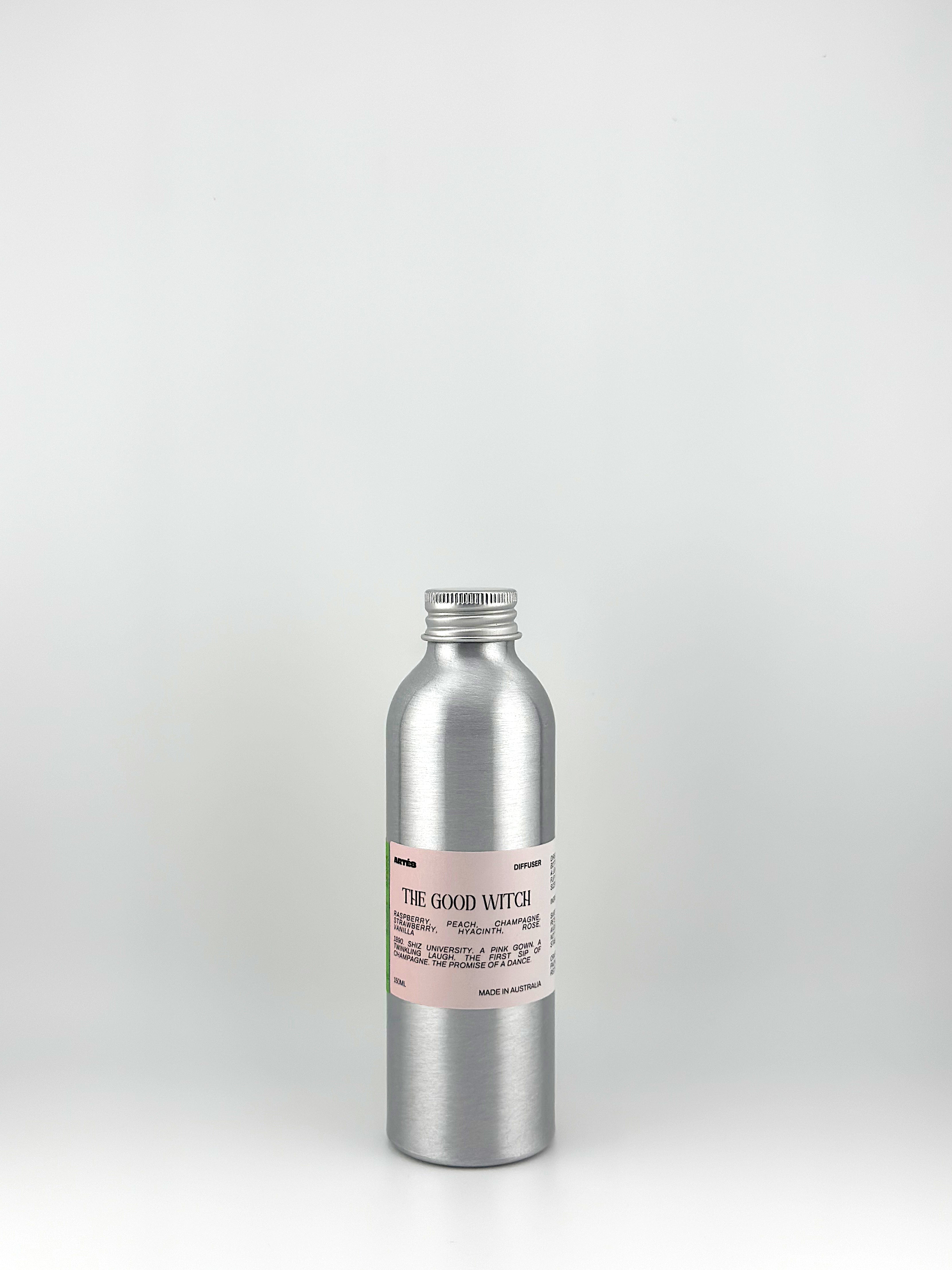THE GOOD WITCH Reed Diffuser — peach, raspberry & champagne, 150ml | ARTES Australia