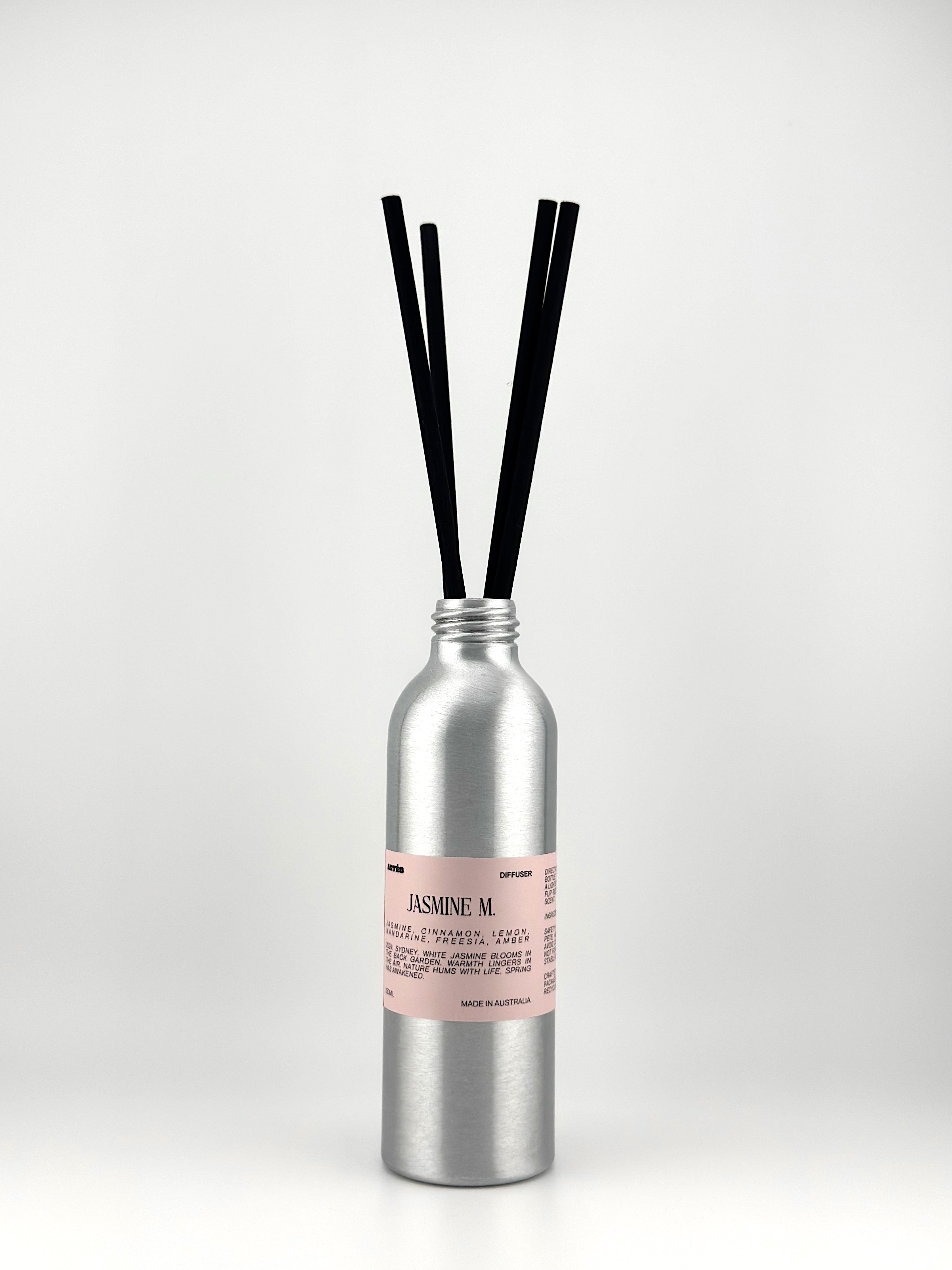 JASMINE M Reed Diffuser — pure jasmine and white musk, 150ml | ARTES Australia