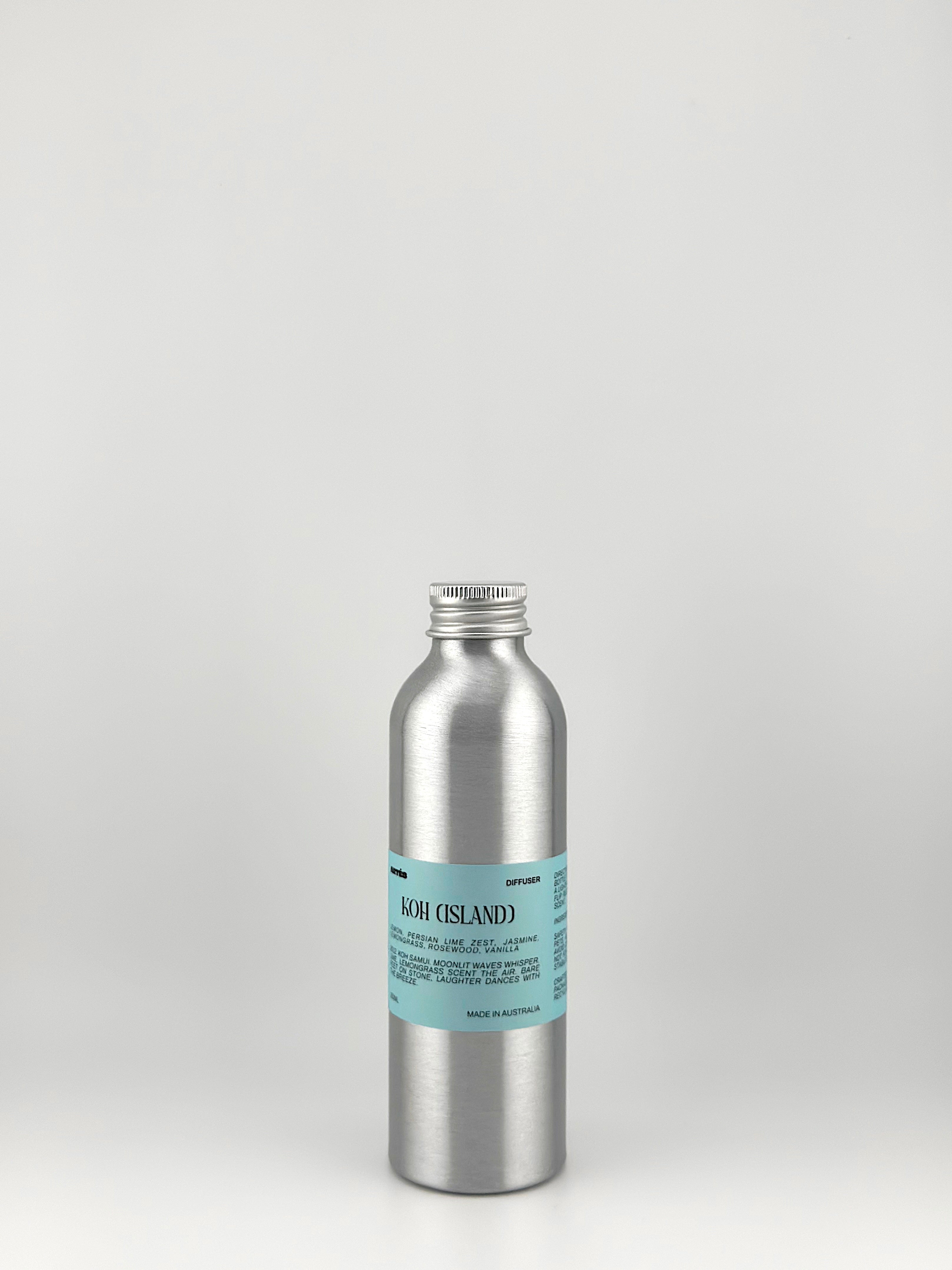 KOH ISLAND Reed Diffuser — lemongrass, lime & vanilla, 150ml | ARTES Australia