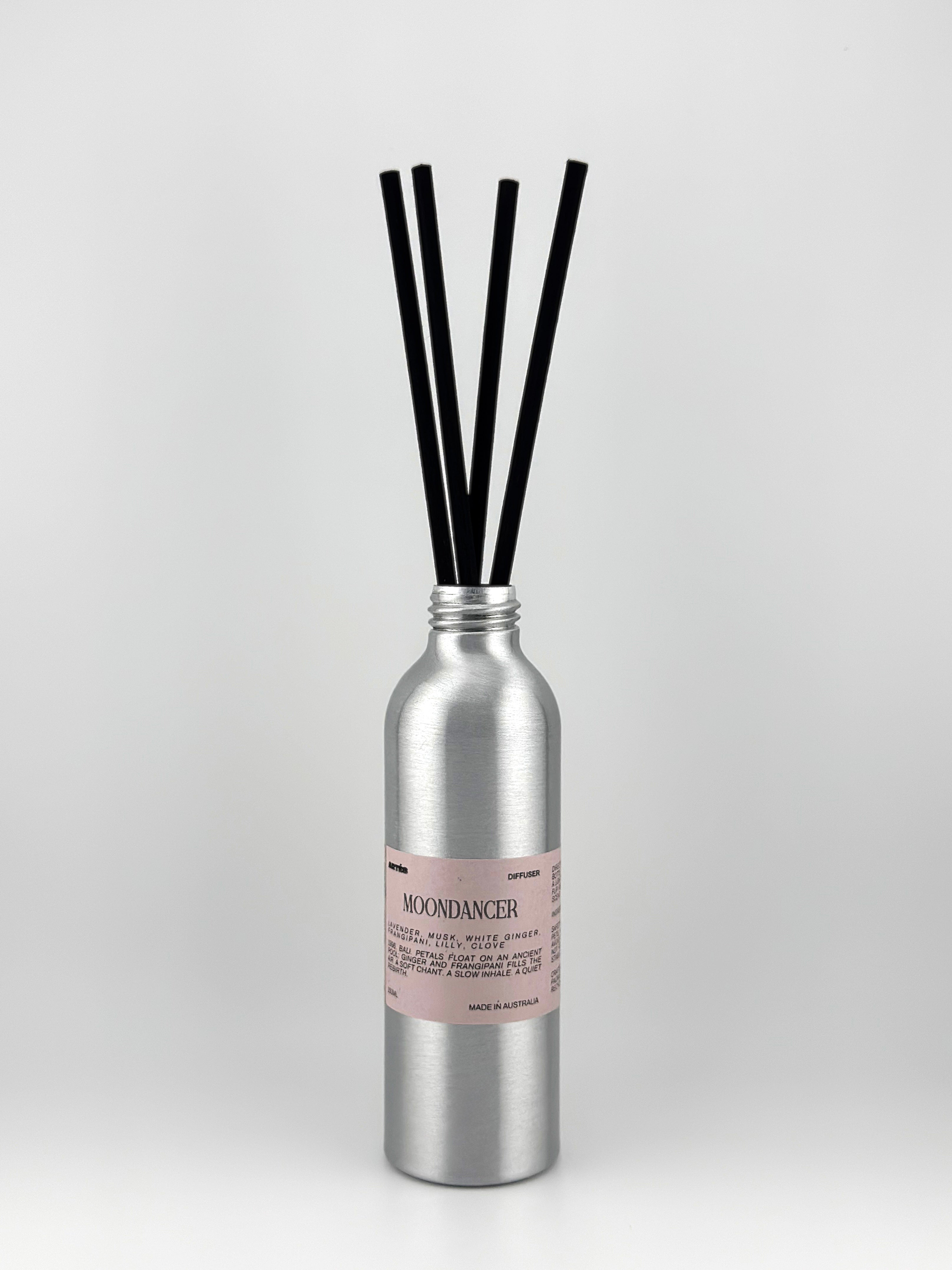 MOONDANCER Reed Diffuser — frangipani & ginger, 150ml | ARTES Australia