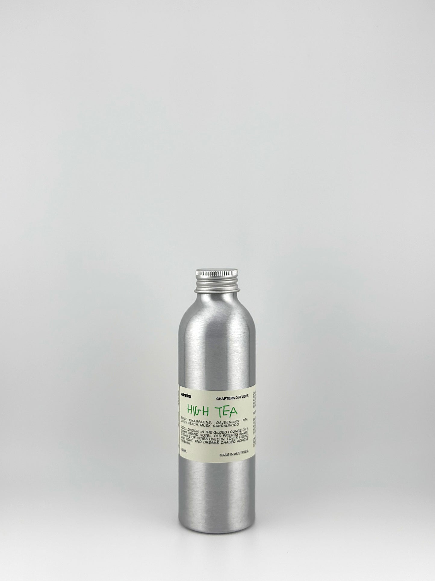 ARTES High Tea reed diffuser in signature aluminium vessel