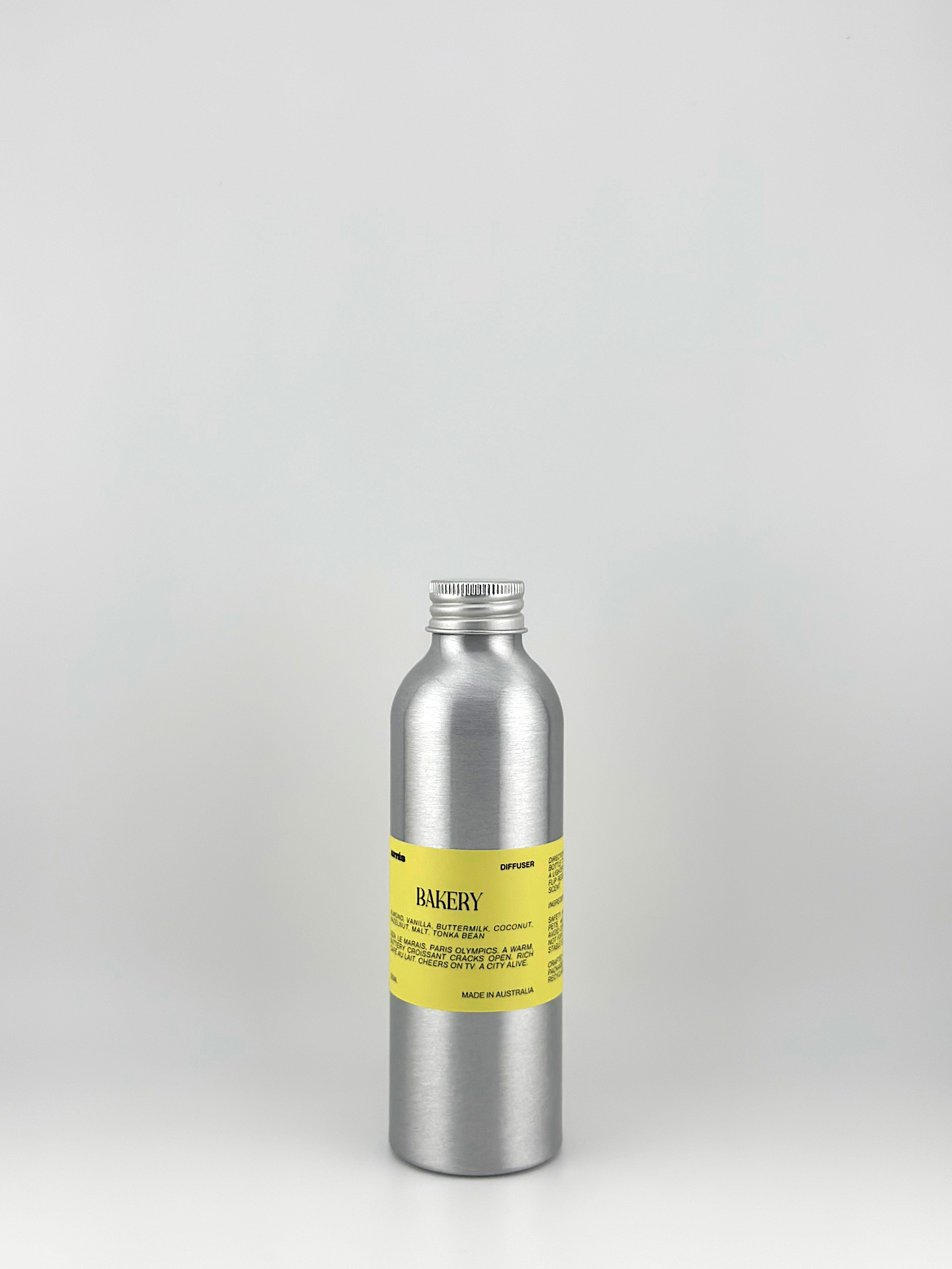 ARTES Bakery reed diffuser in signature aluminium vessel