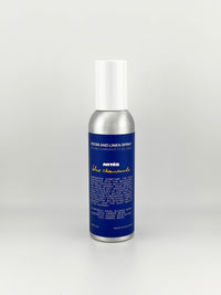 ARTES Blue Chamomile room and linen spray in signature aluminium bottle