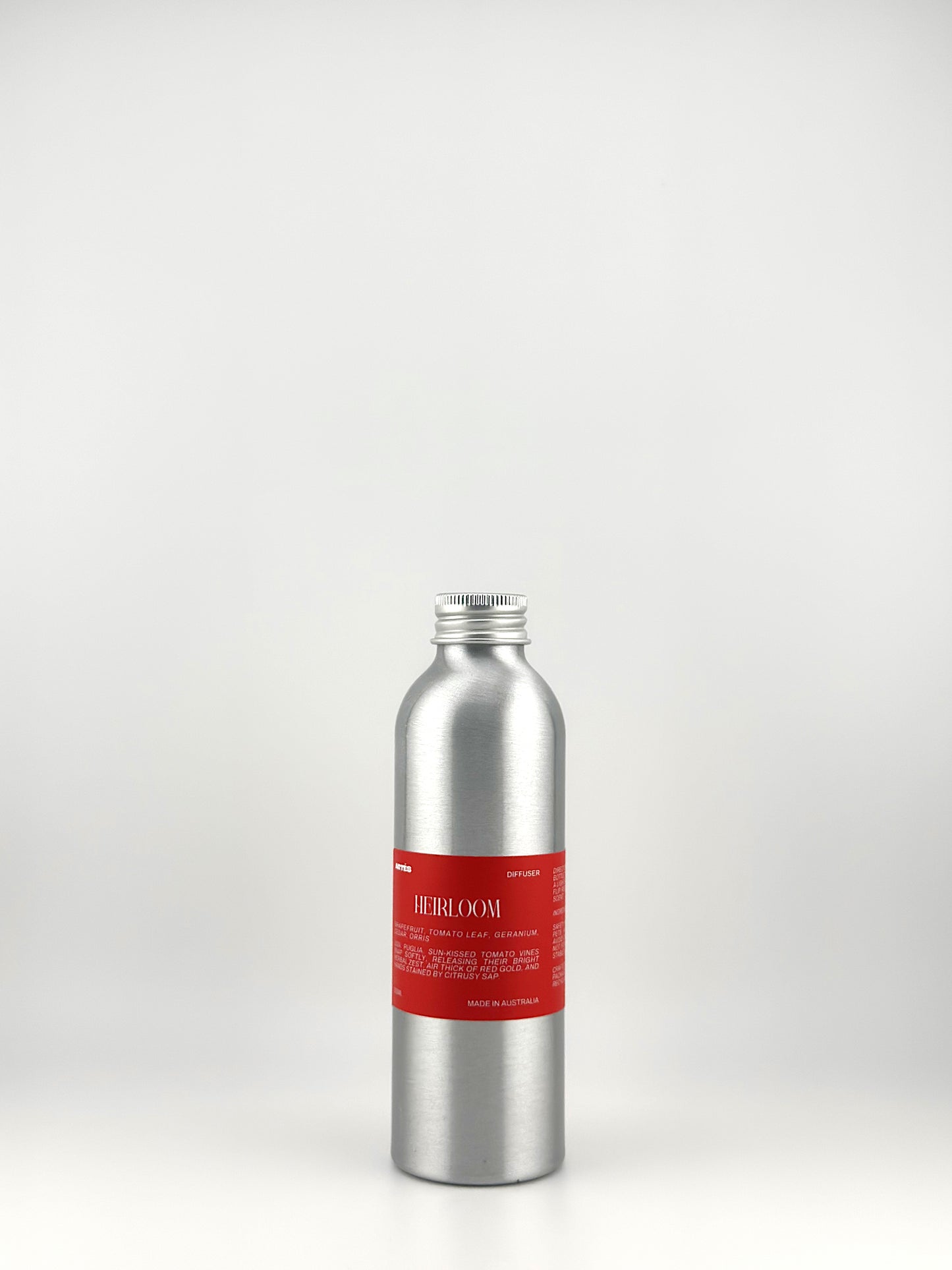 ARTES Heirloom reed diffuser in signature aluminium vessel