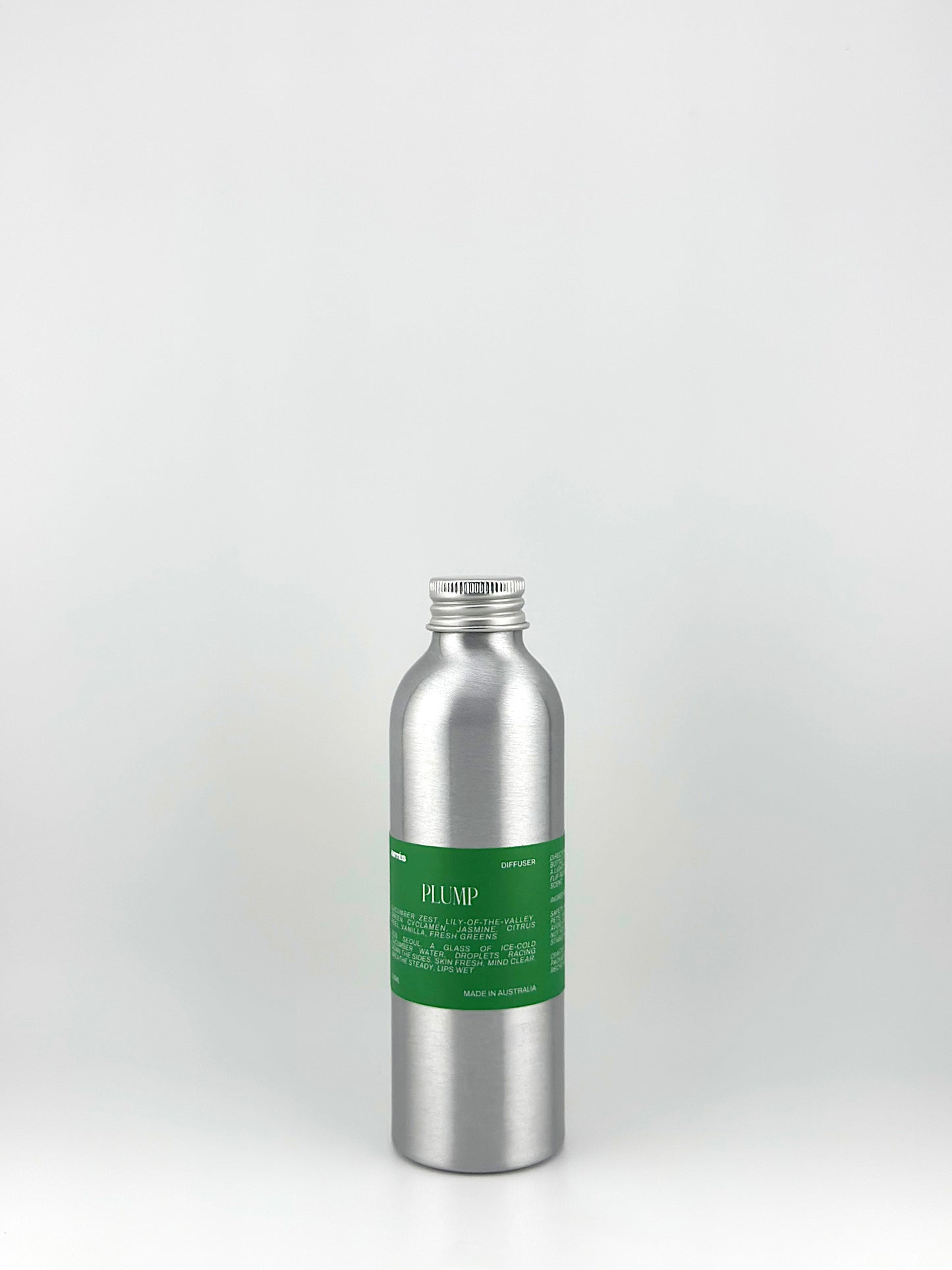 ARTES Plump reed diffuser in signature aluminium vessel