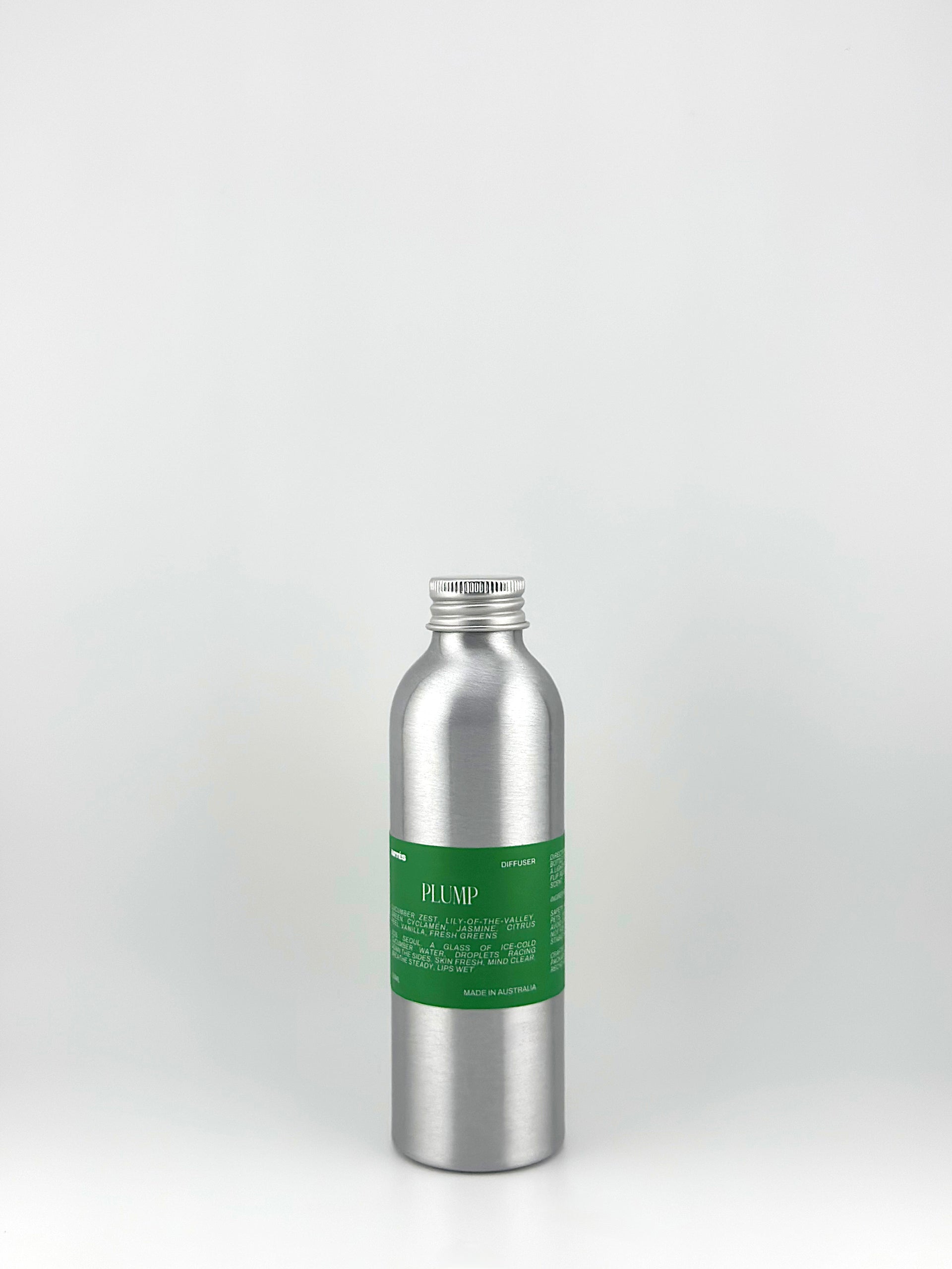 ARTES Plump reed diffuser in signature aluminium vessel