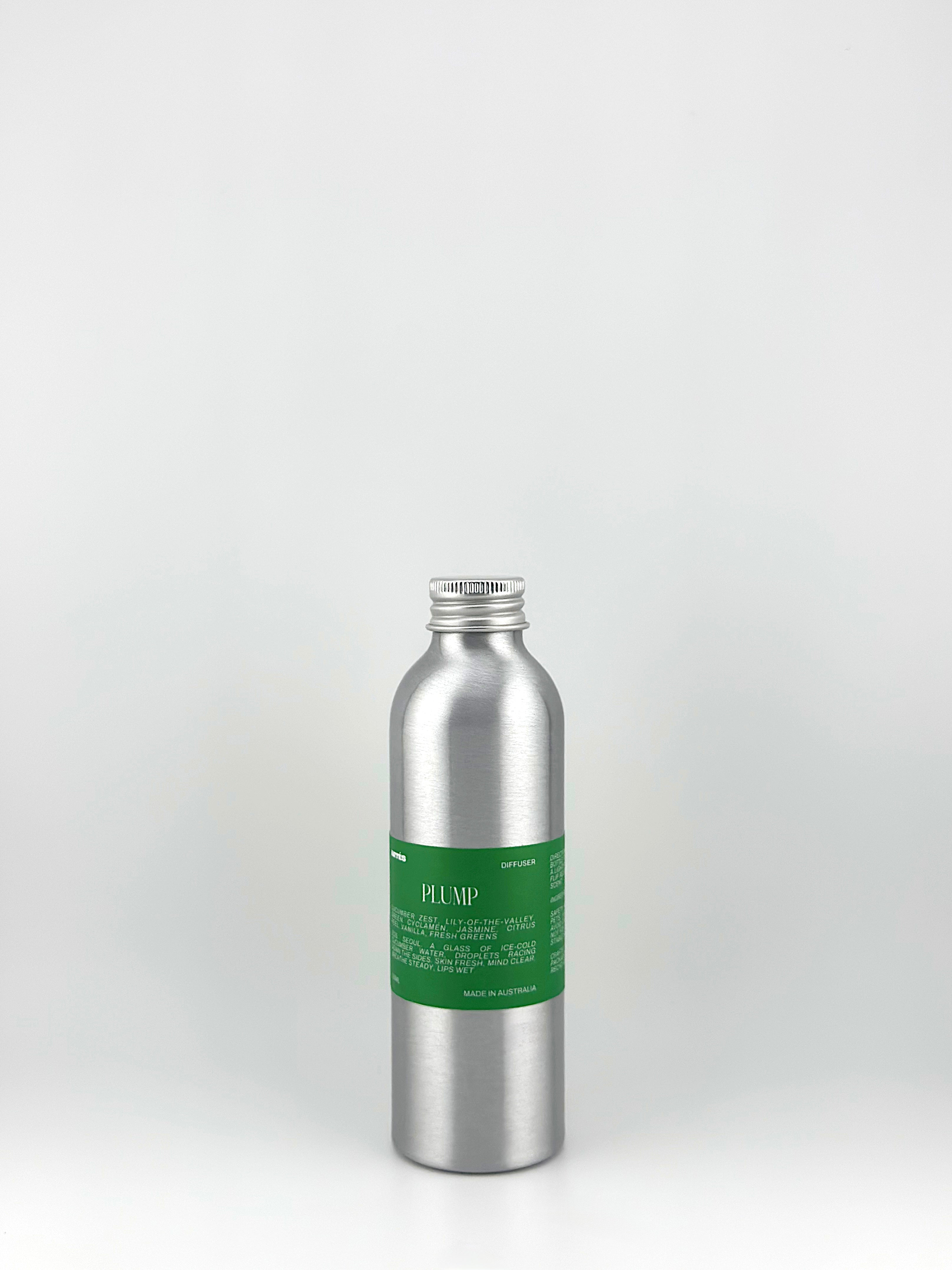 ARTES Plump reed diffuser in signature aluminium vessel