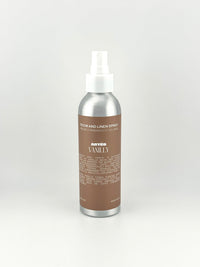 ARTES Vanilly room and linen spray in signature aluminium bottle