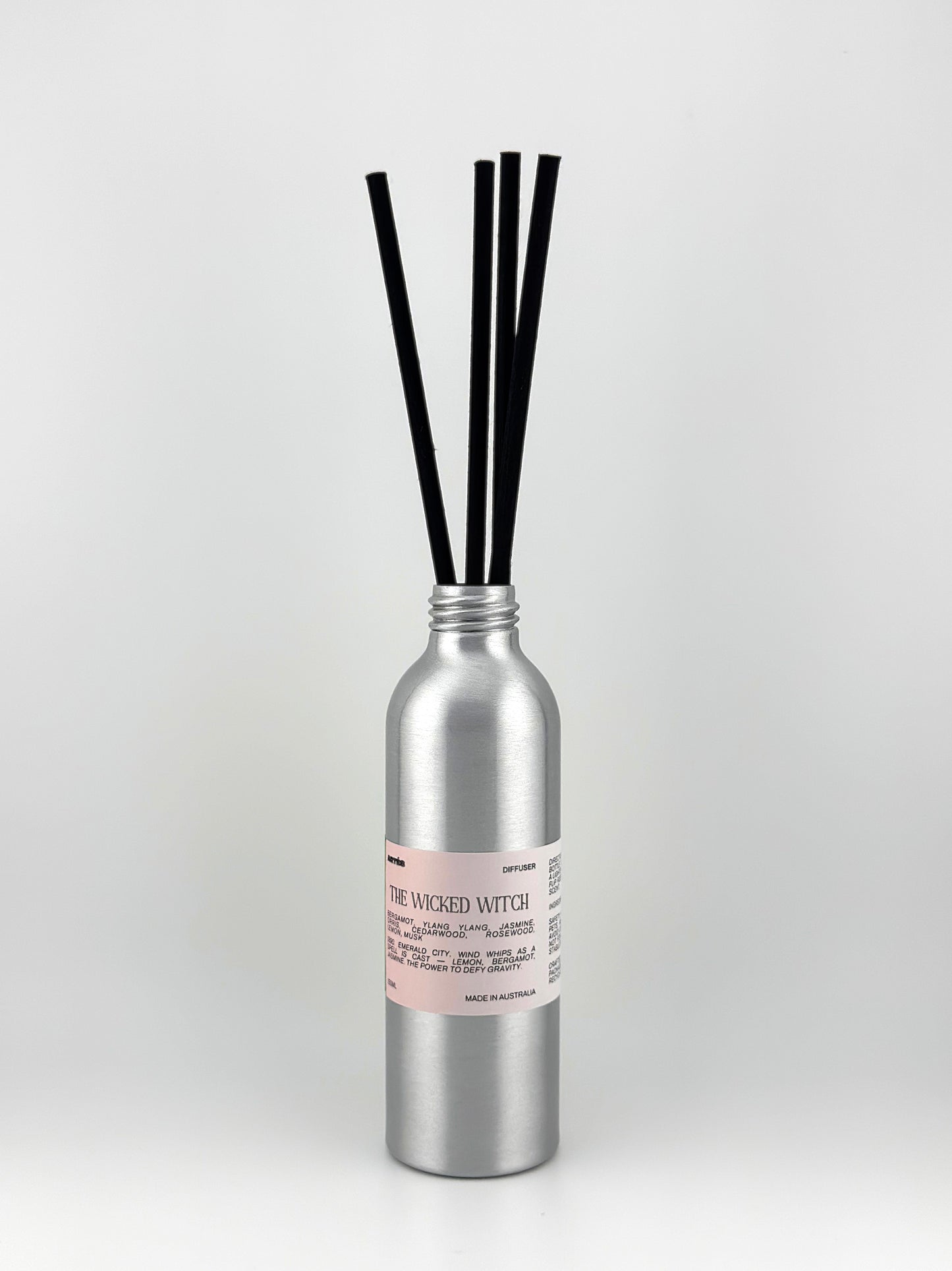 THE WICKED WITCH Reed Diffuser — bergamot, jasmine & wood, 150ml | ARTES Australia